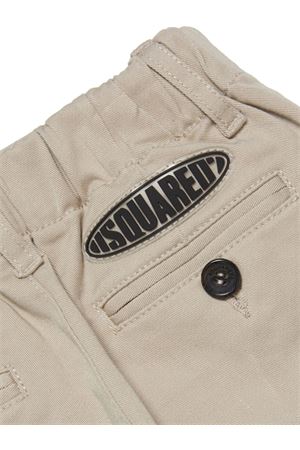 Chinos in cotone beige DSQUARED KIDS | DQ2150D0093DQ717